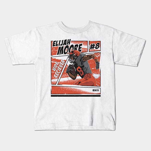 Elijah Moore Cleveland Comic Kids T-Shirt by danlintonpro